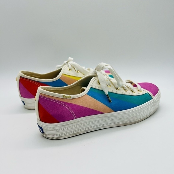 KEDS X KATE SPADE TRIPLE KICK PLATFORM SNEAKERS SIZE 8.5 - Picture 8 of 15